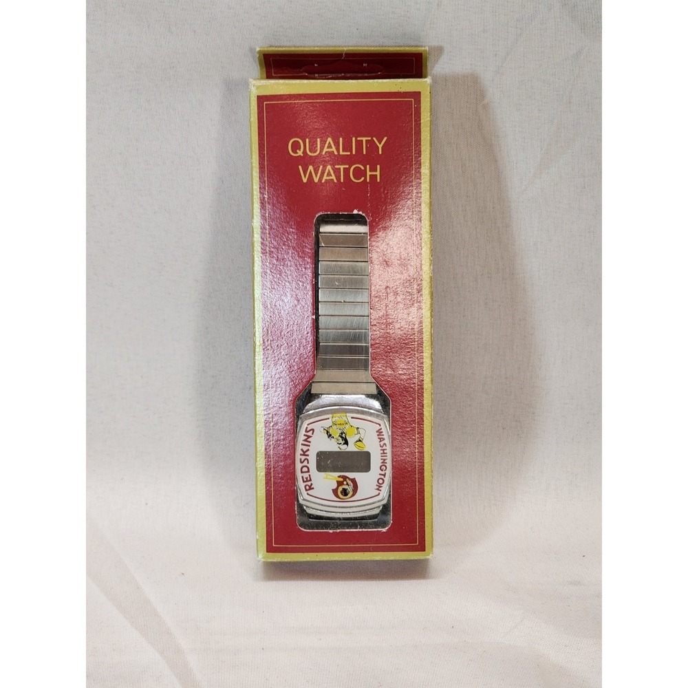 π₯Ultra Rareβ Antique Quality Watch In Box Washington Redskins Commanders NFL π₯